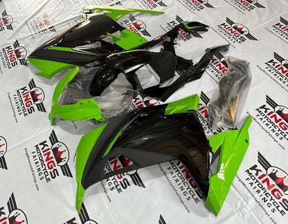 Fairing kit for Kawasaki Ninja 300 (2013-2017) Green, Black at KingsMotorcycleFairings.com