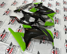 Fairing kit for a Kawasaki Ninja 300 (2013-2024) Green, Black at KingsMotorcycleFairings.com
