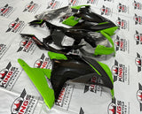 Fairing kit for a Kawasaki Ninja 300 (2013-2024) Green, Black at KingsMotorcycleFairings.com