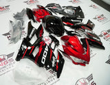Kawasaki Ninja 400 Fairings (2018-2023) Black, Candy Red, White at KingsMotorcycleFairings.com