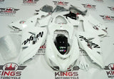Fairing kit for a Kawasaki Ninja ZX10R (2006-2007) White, Black at KingsMotorcycleFairings.com