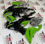 Kawasaki Ninja ZX6R 636 Fairings (2019-2023) Black, Green at KingsMotorcycleFairings.com