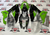 Kawasaki Ninja ZX6R 636 Fairings (2019-2023) Black, Green at KingsMotorcycleFairings.com