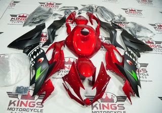 新規購入 (2019-2023) ZX6R Kawasaki | Fairings Candy Teeth Shark Red, その他