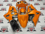 Fairing kit for a Kawasaki ZX6R 636 (2003-2004) Orange, Black & White at KingsMotorcycleFairings.com