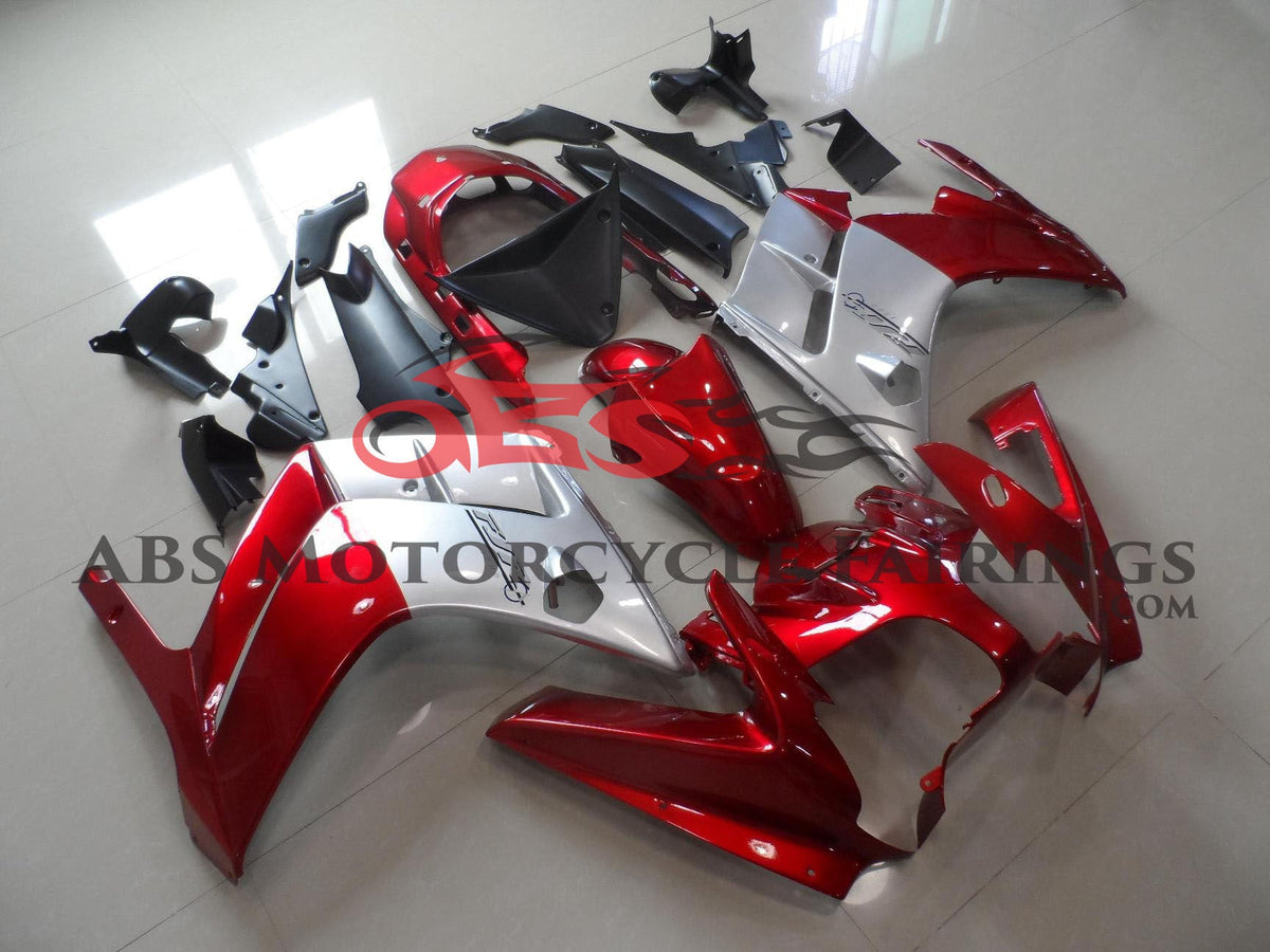 Fairings foYamaha FJR1300 (2013-2015) Red, Silver from KingsMotorcycleFairings.com 
