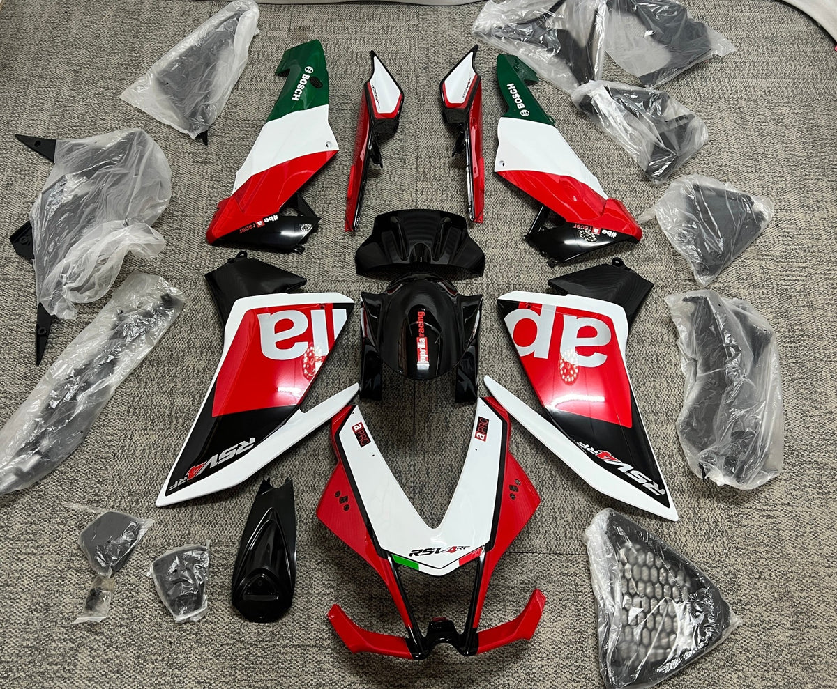 Fairings for Aprilia RSV4 1000 (2009-2015) Red, White, Black, Green, Gray from KingsMotorcycleFairings.com