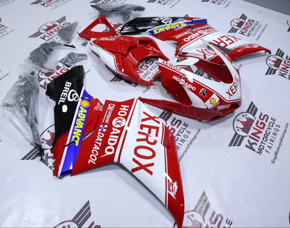 Fairings for Ducati 1098 (2007-2014) Red, White Stripe Xerox from KingsMotorcycleFairings.com