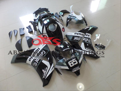 Fairings for Honda CBR1000RR (2008-2011) Black, White, Gray Castrol at KingsMotorcycleFairings.com