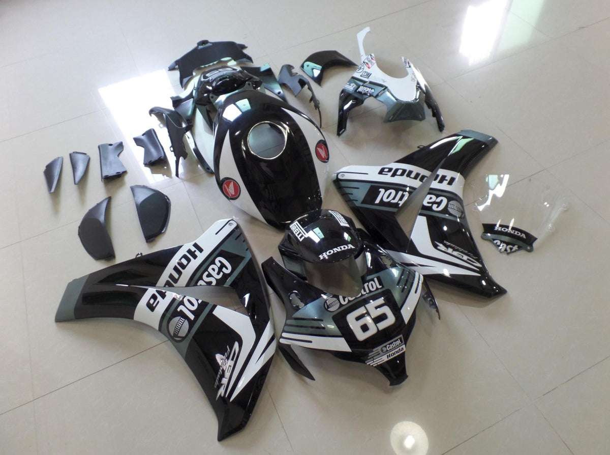 Fairings for Honda CBR1000RR (2008-2011) Black, White, Gray Castrol from KingsMotorcycleFairings.com
