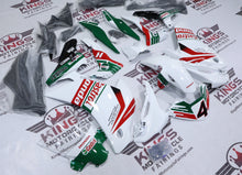 Fairings for Honda CBR250R (2011-2014) White, Red, Green Castrol #4 at KingsMotorcycleFairings.com