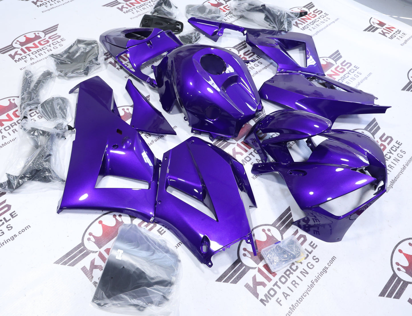 Fairings for Honda CBR600RR (2013-2023) Pearl Purple at KingsMotorcycleFairings.com