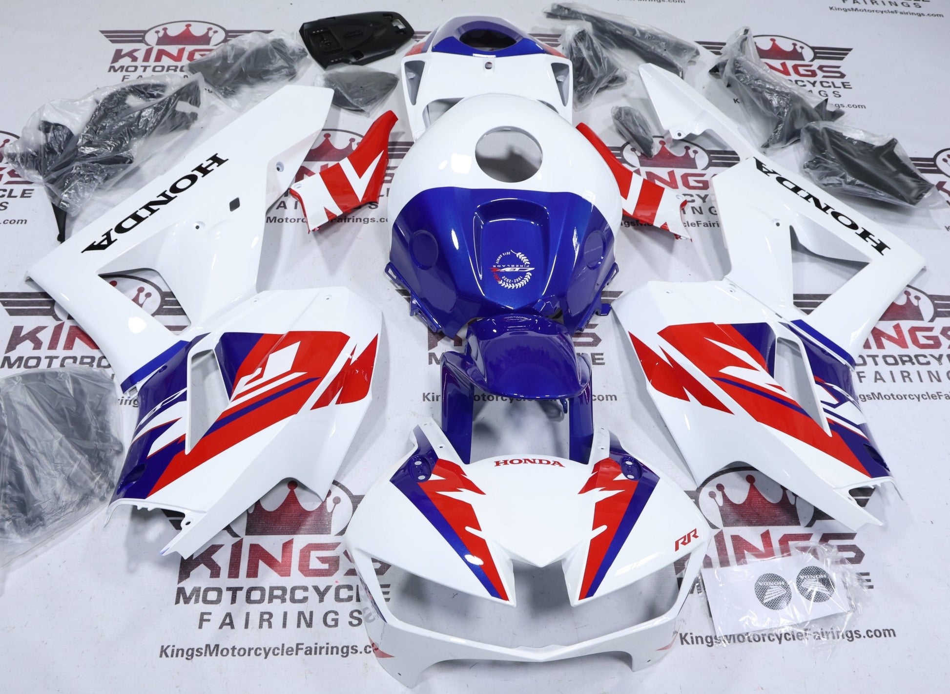 Fairings for Honda CBR600RR (2024-2025) White, Red, Blue, Black from KingsMotorcycleFairings.com