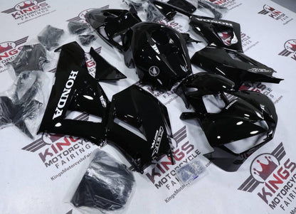 Fairings for Honda CBR600RR (2026) Gloss Black, White at KingsMotorcycleFairings.com