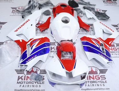 Fairings for Honda CBR600RR (2026) HRC White, Red, Blue at KingsMotorcycleFairings.com