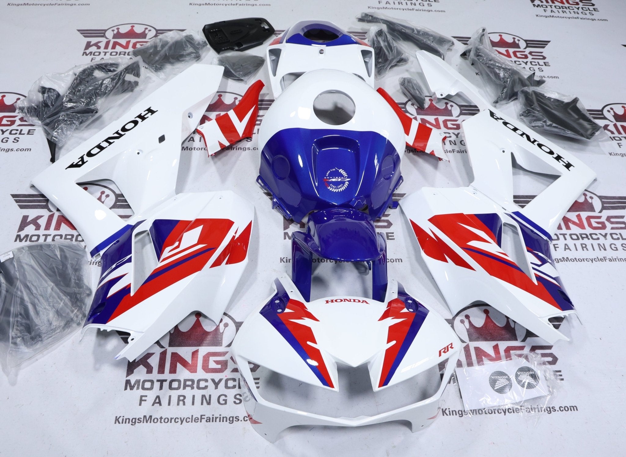 Fairings for Honda CBR600RR (2026) White, Red, Blue, Black at KingsMotorcycleFairings.com