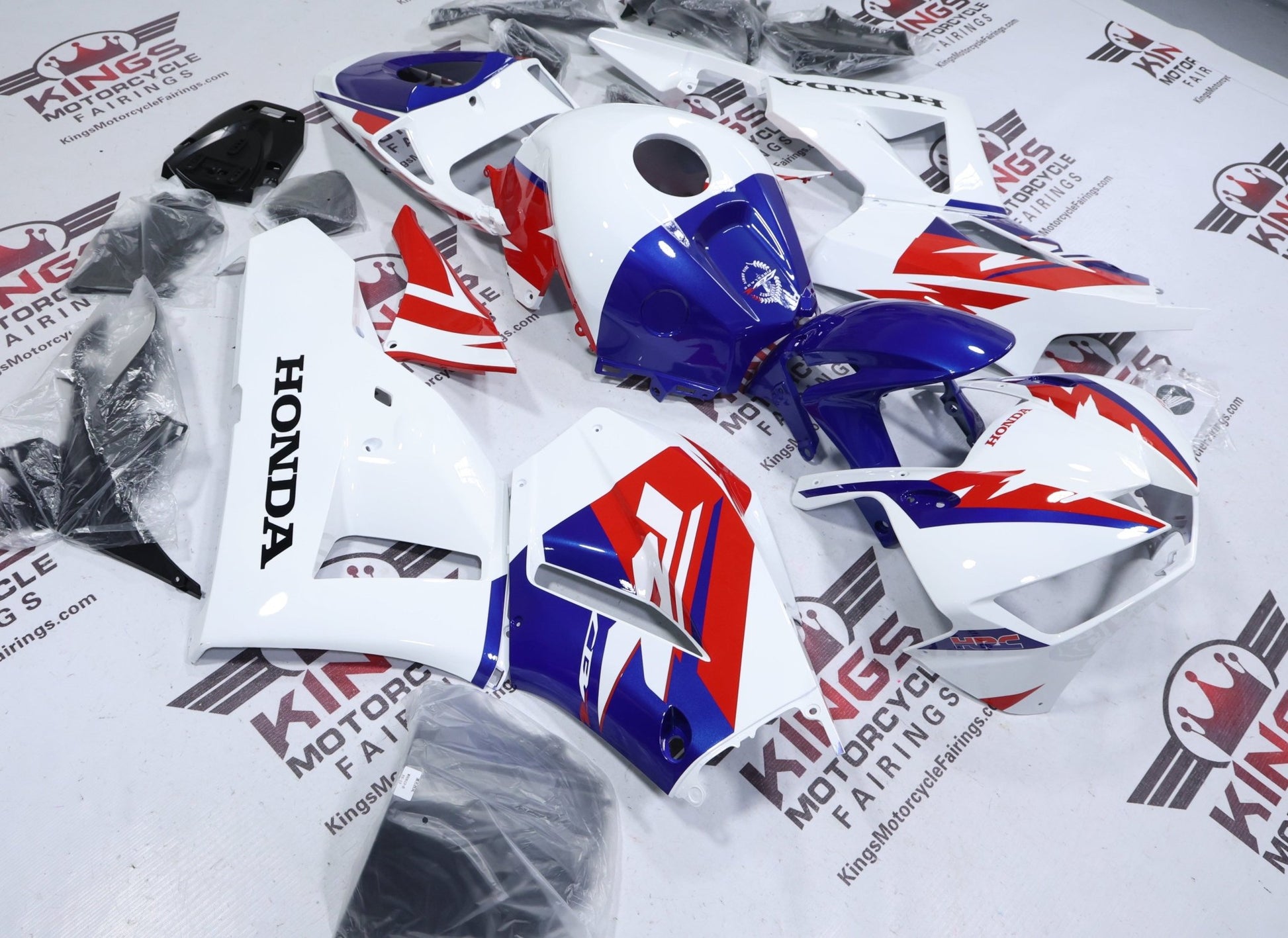Fairings for Honda CBR600RR (2026) White, Red, Blue, Black from KingsMotorcycleFairings.com