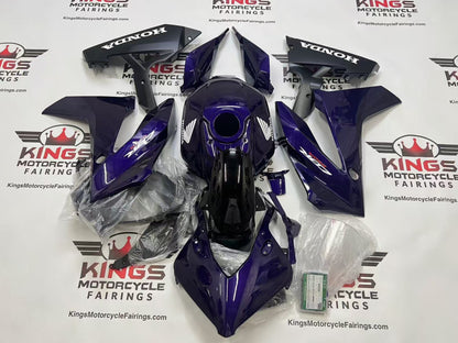 Fairings for Honda CBR650R (2024-2025) Dark Purple, Matte Black at KingsMotorcycleFairings.com