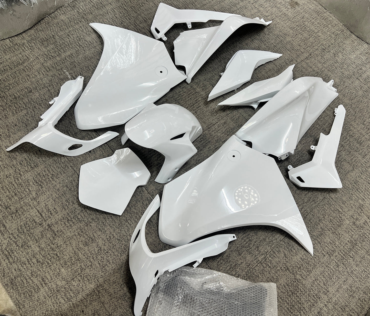 Fairings for Honda VFR1200 (2010-2013) All White at KingsMotorcycleFairings.com