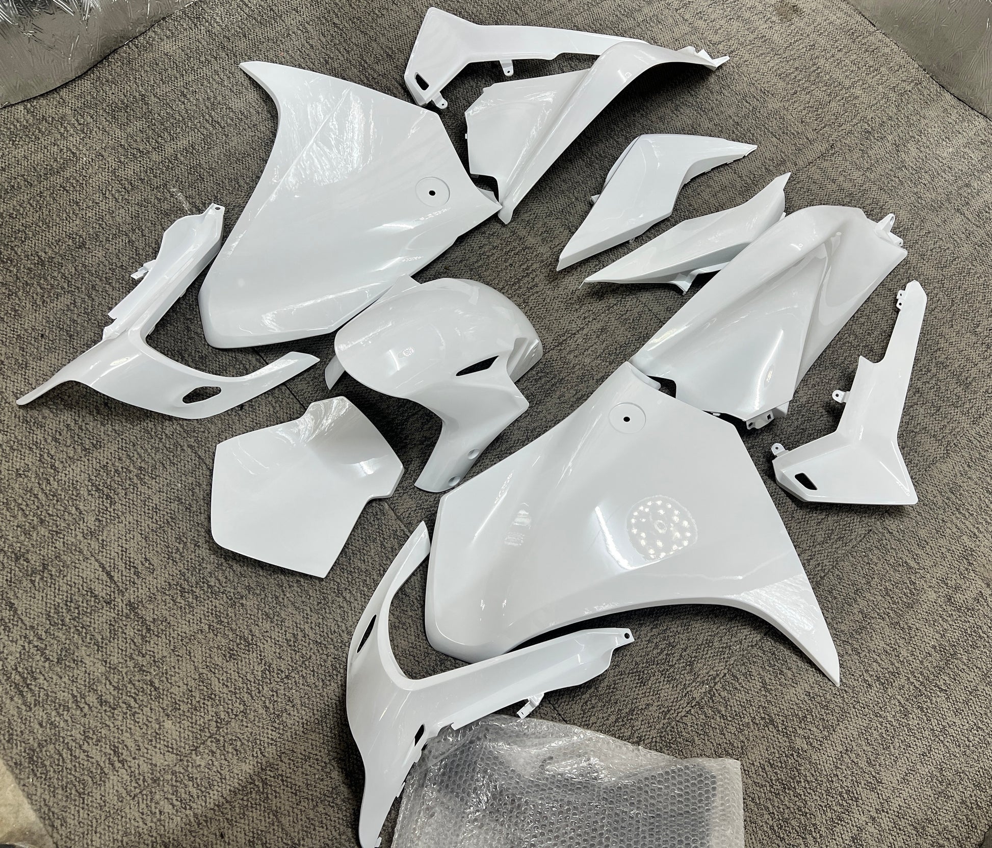Fairings for Honda VFR1200 (2010-2013) All White at KingsMotorcycleFairings.com