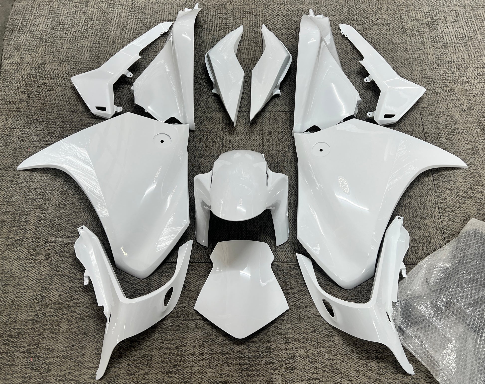 Fairings for Honda VFR1200 (2010-2013) All White from KingsMotorcycleFairings.com