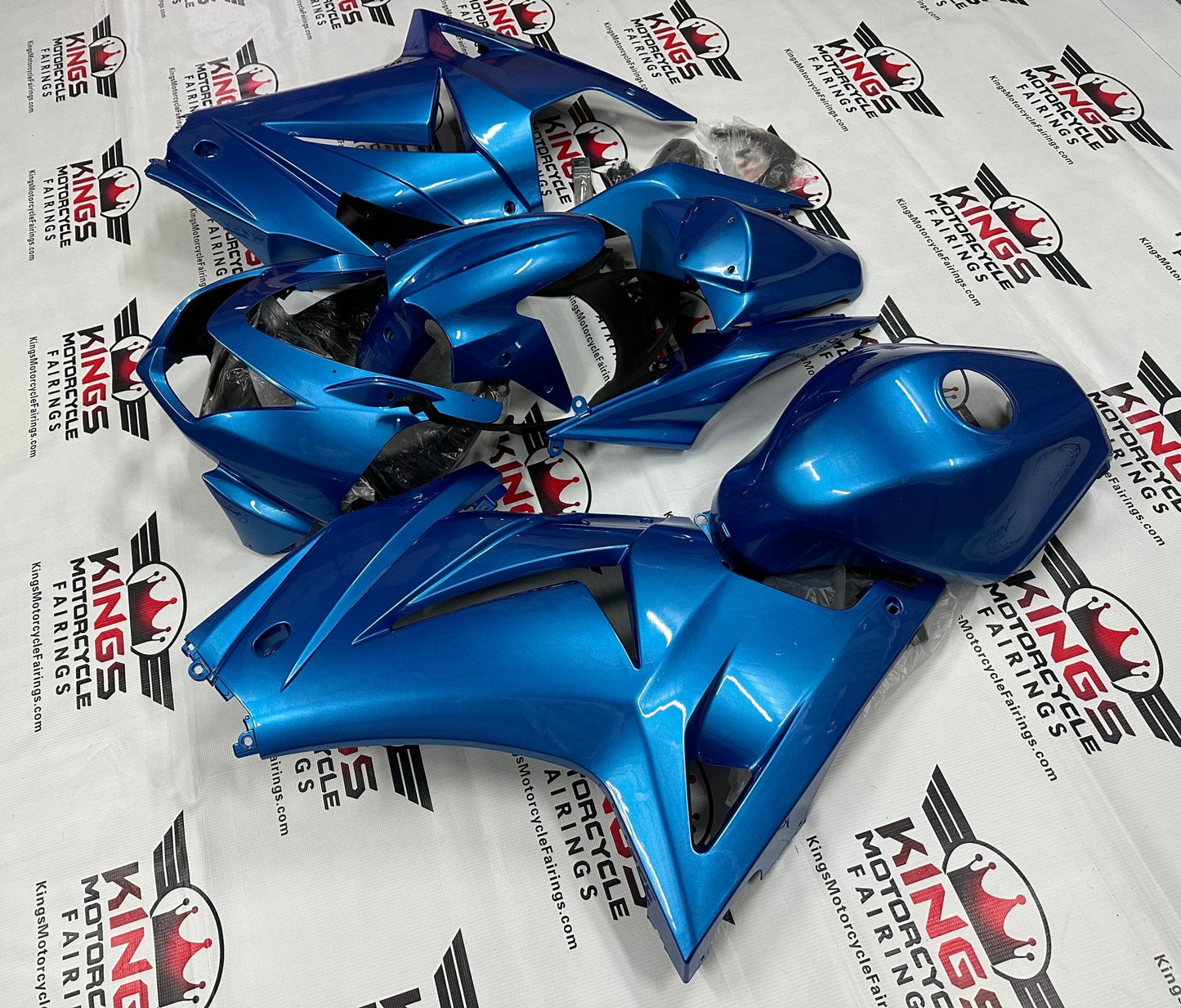 Fairings for Kawasaki Ninja 250R (2008-2013) Blue at KingsMotorcycleFairings.com