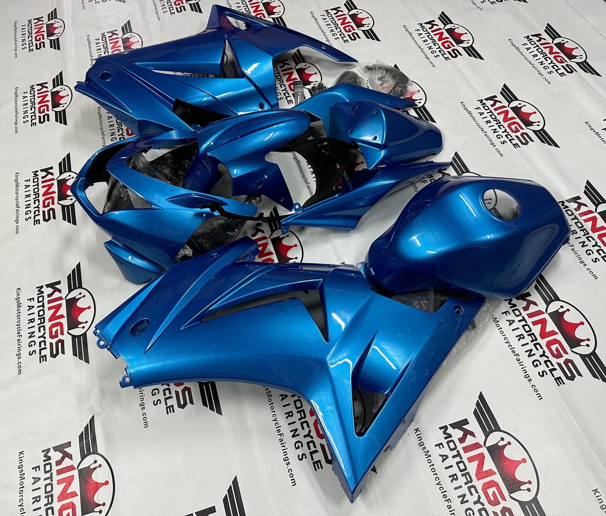 Fairings for Kawasaki Ninja 250R (2008-2013) Blue at KingsMotorcycleFairings.com