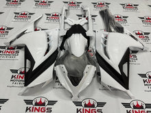 Fairings for Kawasaki Ninja 300 (2013-2024) White, Matte Black at KingsMotorcycleFairings.com