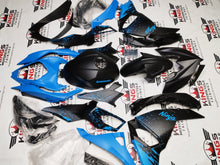 Fairings for Kawasaki Ninja 500 (2024-2025) Matte Black, Matte Blue Spray from KingsMotorcycleFairings.com