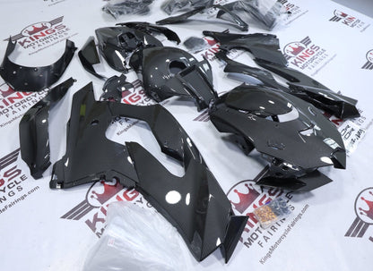 Fairings for Kawasaki Ninja ZX-10R (2021-2025) All Faux Carbon Fiber from KingsMotorcycleFairings.com