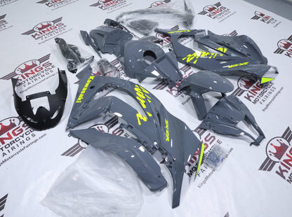 Fairings for Kawasaki Ninja ZX10R (2011-2015) Gray, Yellow from KingsMotorcycleFairings.com