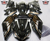 Fairings for Kawasaki Ninja ZX14R (2012-2024) Black, Orange, Silver at KingsMotorcycleFairings.com