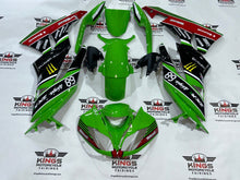 Fairings for Kawasaki Ninja ZX6R (2009-2012) Green, Black, Red Motocard at KingsMotorcycleFairings.com