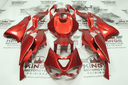 Fairings for Kawasaki Ninja ZX6R (2024-2025) Red, White Fox at KingsMotorcycleFairings.com