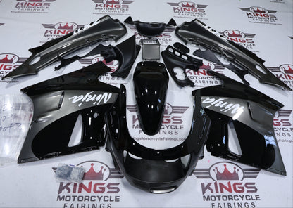 Fairings for Kawasaki ZX-11 / ZZR1100 C Model (1990-1992) Black, Gray, White from KingsMotorcycleFairings.com