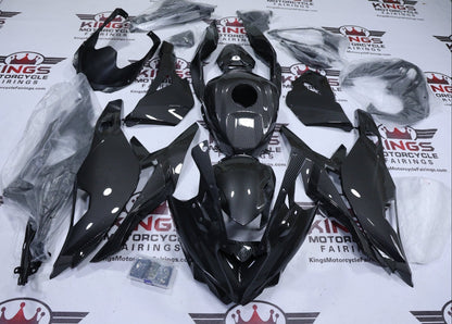 Fairings for Kawasaki ZX4RR (2019-2025) Full Faux Carbon Fiber at KingsMotorcycleFairings.com