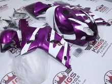 Fairings for Suzuki GSXR1000 (2000-2002) Pink, White Stripe at KingsMotorcycleFairings.com
