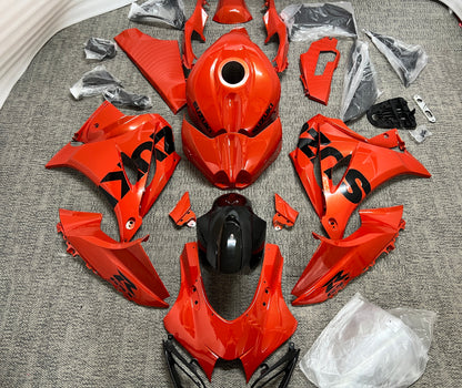 Fairings for Suzuki GSXR1000 (2017-2025) Metallic Orange, Black at KingsMotorcycleFairings.com