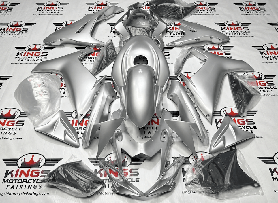 Fairings for Suzuki GSXR600 (2025-2026) Silver from KingsMotorcycleFairings.com
