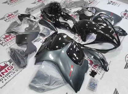 Fairings for Suzuki Hayabusa (2008-2020) Black, Gray from KingsMotorcycleFairings.com
