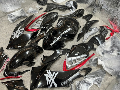 Fairings for Suzuki Hayabusa (2021-2025) Gloss Black, Gray, Red at KingsMotorcycleFairings.com
