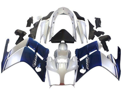 Fairings for Yamaha FJR1300 (2013-2015) Dark Blue, Silver at KingsMotorcycleFairings.com