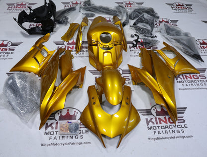 Fairings for Yamaha R3 (2022-2024) Gold at KingsMotorcycleFairings.com