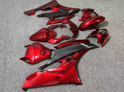 Fairings for Yamaha R6 (2006-2007) Gloss Candy Red, Matte Black from KingsMotorcycleFairings.com