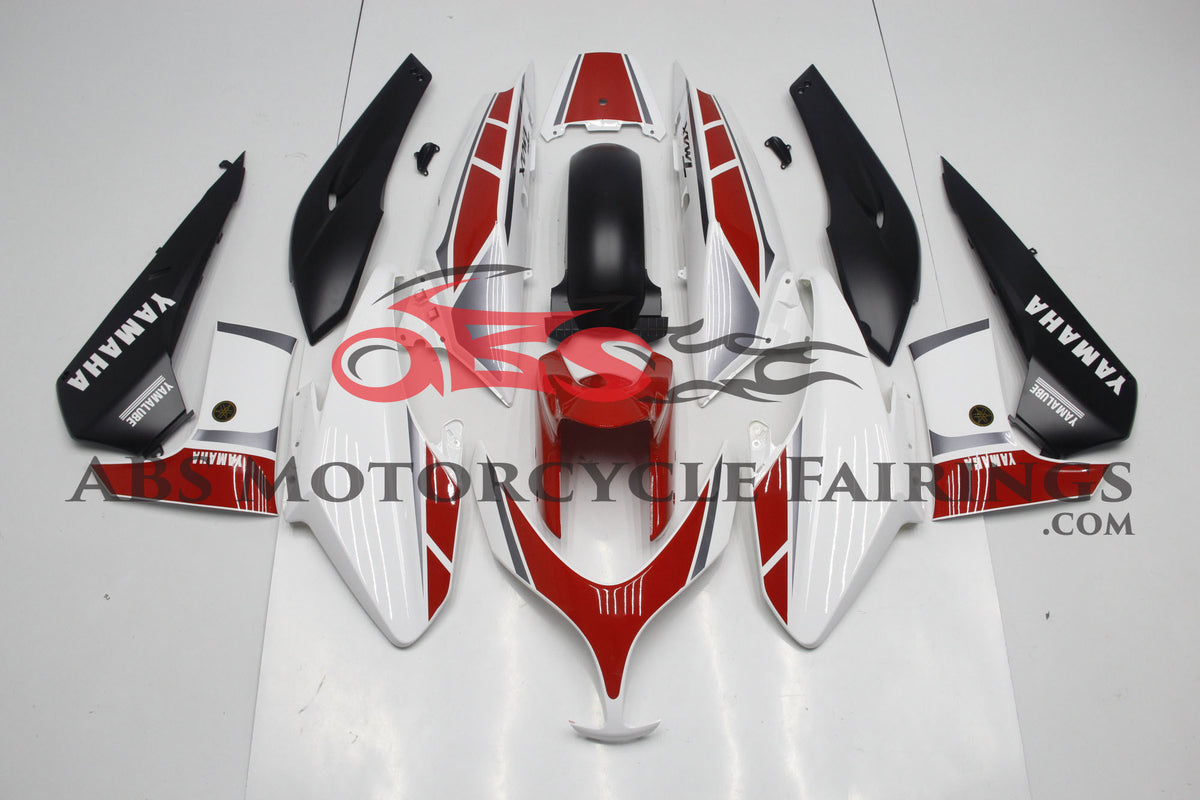 Fairings for Yamaha T-MAX500 (2008-2011) Red, White, Black at KingsMotorcycleFairings.com