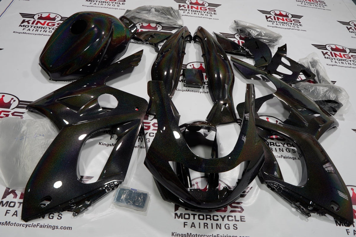 Fairings for Yamaha YZF600R (1998-2007) Holographic Rainbow Glitter at KingsMotorcycleFairings.com