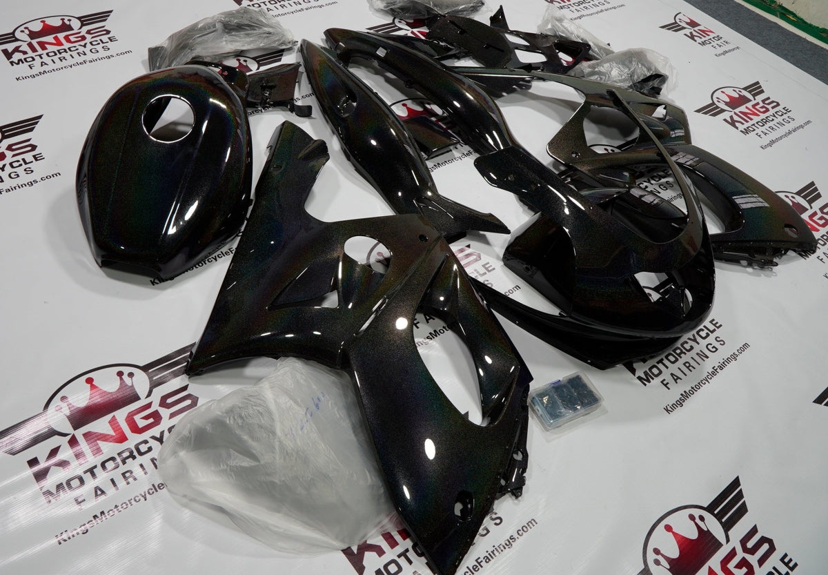 Fairings for Yamaha YZF600R (1998-2007) Holographic Rainbow Glitter from KingsMotorcycleFairings.com