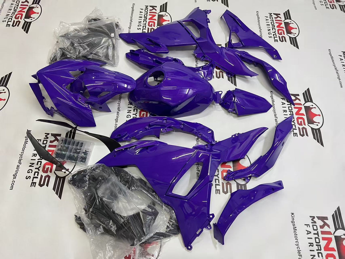 Fairings at Kawasaki Ninja 500 (2024-2025) All Purple from KingsMotorcycleFairings.com