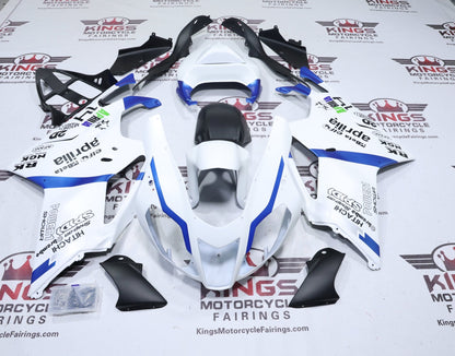 Fairings for Aprilia RSV1000R (2003-2006) Matte White, Blue, Black at KingsMotorcycleFairings.com
