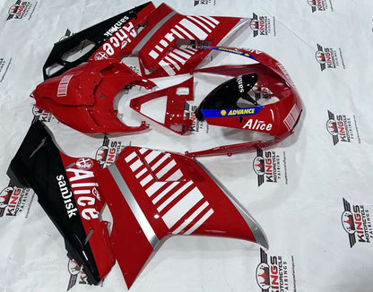 Fairings for Ducati 848 Fairings (2007-2014) Red Alice at KingsMotorcycleFairings.com